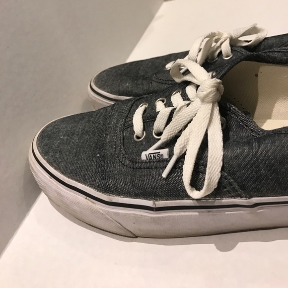 Vans Other - Men's Vans Authentic Canvas Gray Shoes