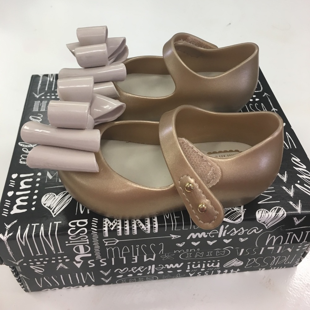 Darling gold and taupe Mini Melissa