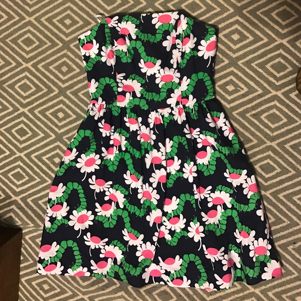 Lilly Pulitzer strapless dress size 4