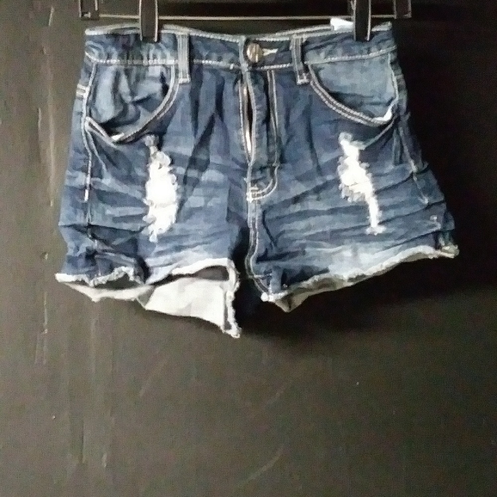 Denim shorts
