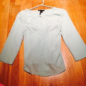 Silky mint green H&M blouse