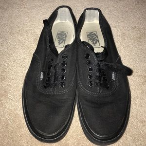 All Black Vans