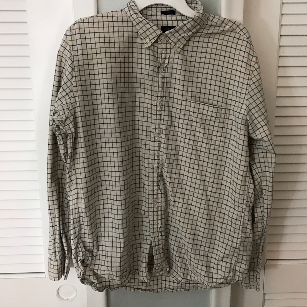 Patterned Oxford Button Down