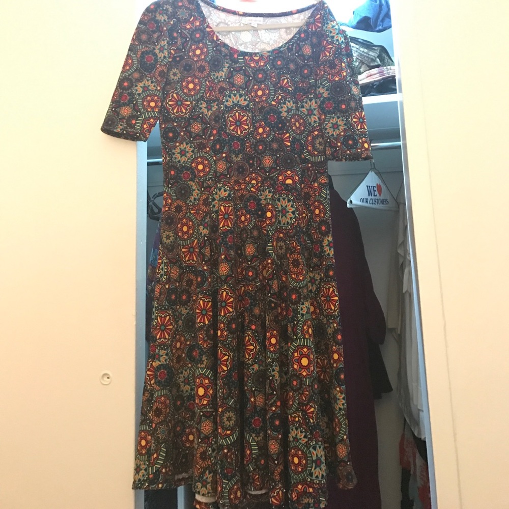 lularoe Nicole dress!!! Worn once!!!