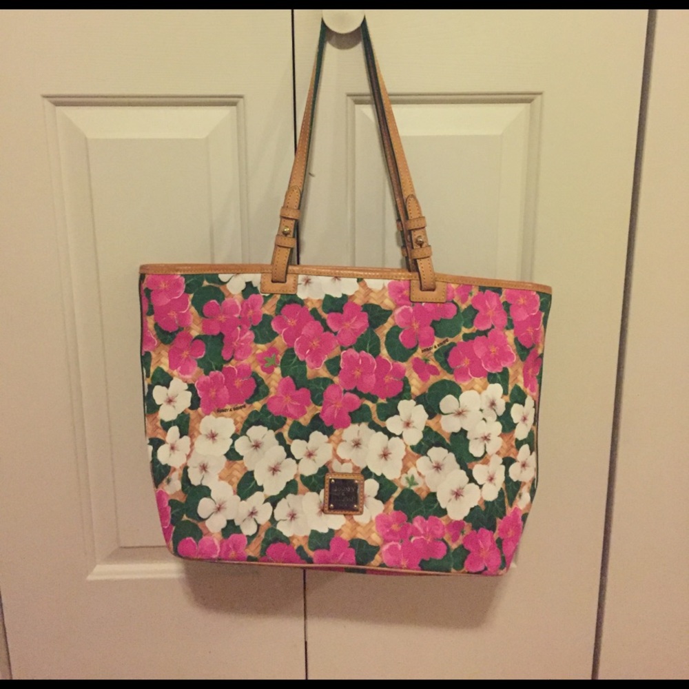 Dooney and Bourke floral tote