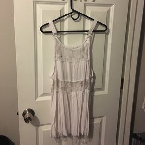 Free People Tank Top with Mesh Netting