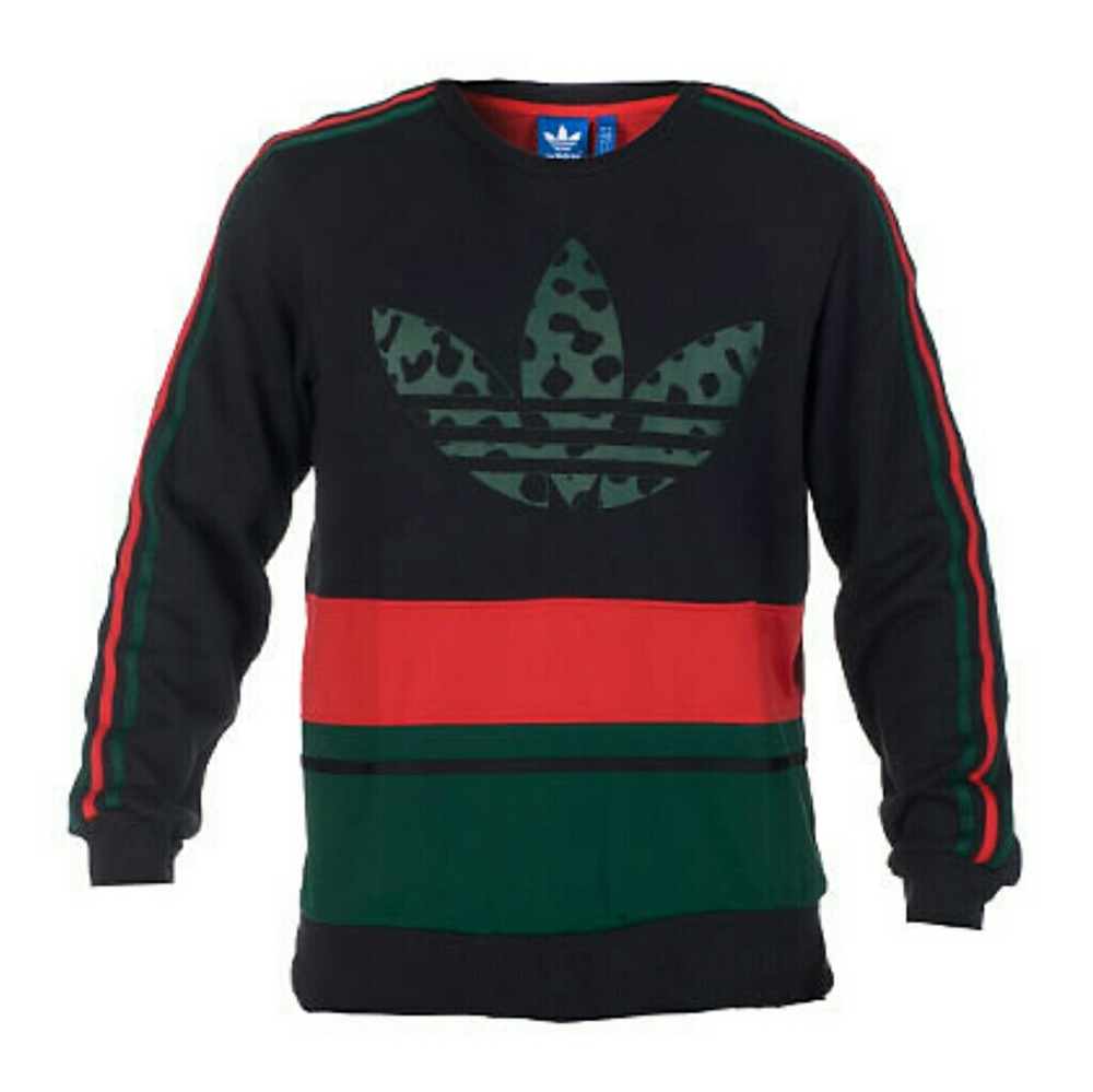 Adidas ANIMAL ART FLEECE CREW SWEATSHIRT