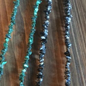 2 stone necklaces