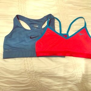 2 Nike Sports bras