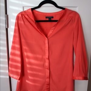 Banana Republic coral dress shirt