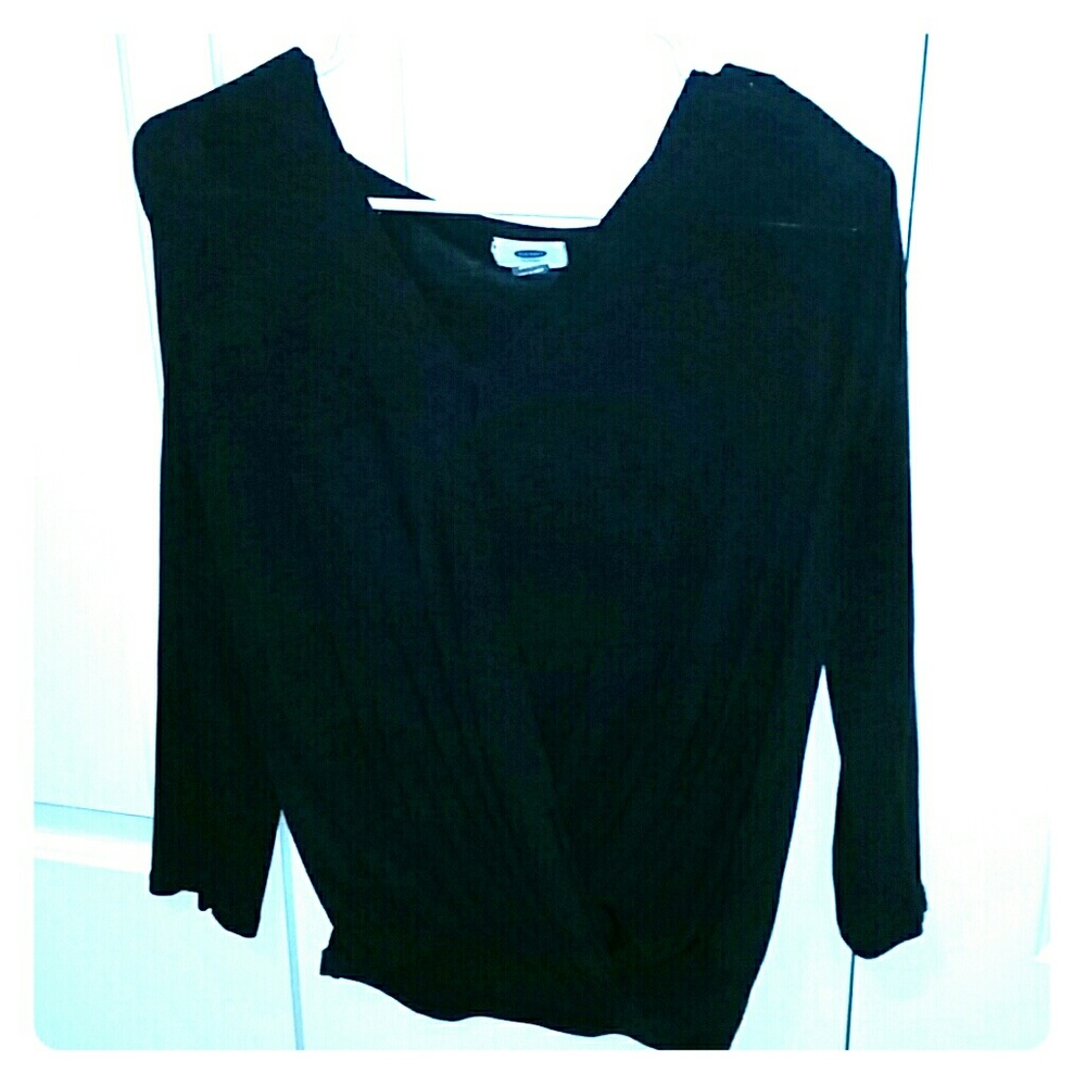 3/4 sleeve gray top