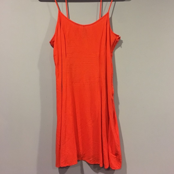 Orange/coral dress from divided by h&m - Picture 1 of 2