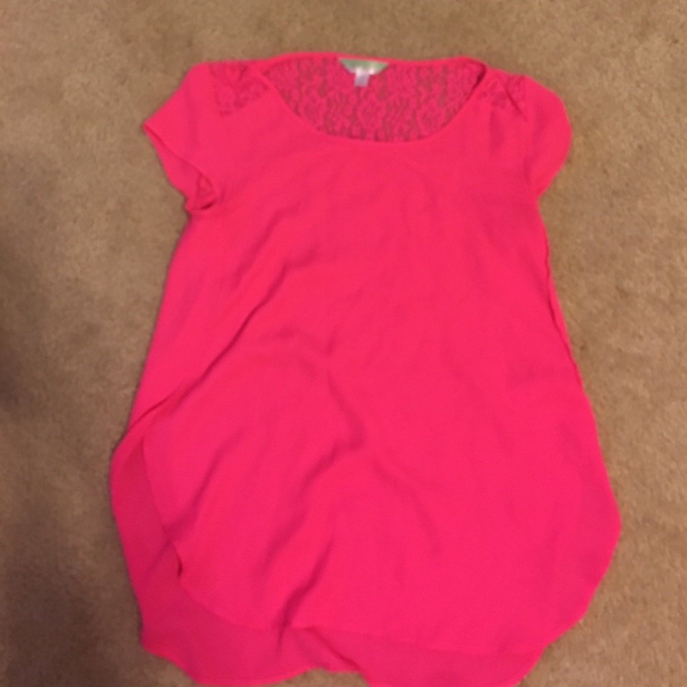 XSmall hot pink decree blouse