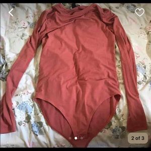 Salmon Pink Bodysuit