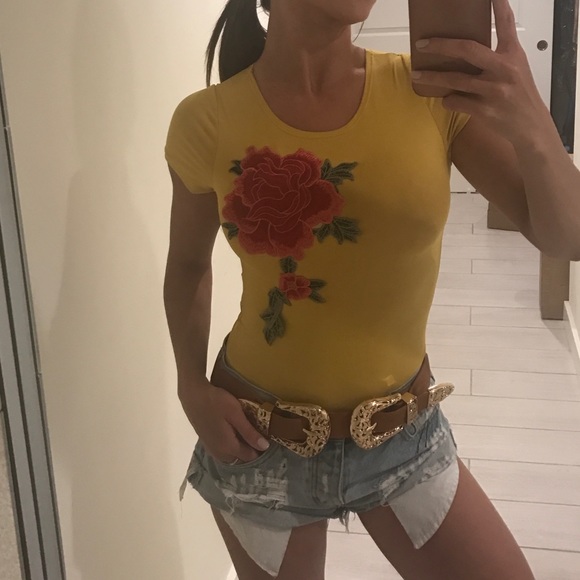 Tops - Flowered one peice Coachella ready! Tops - Flowered one peice Coachella ready!