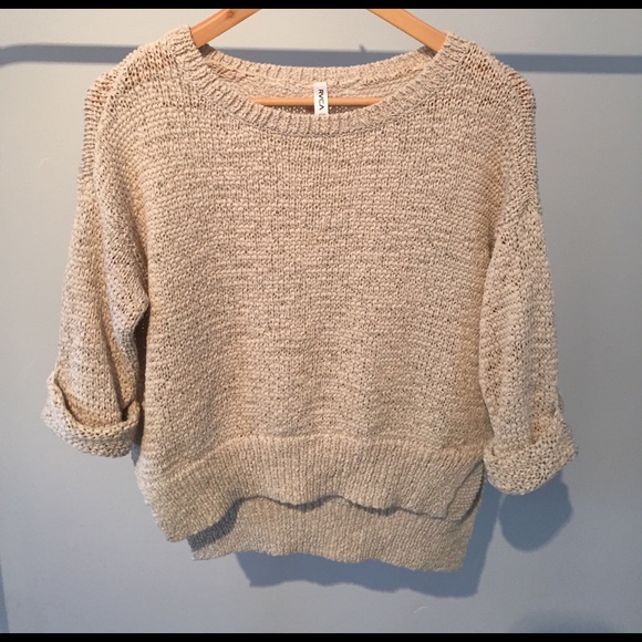 RVCA Sweaters - RVCA high low sweater