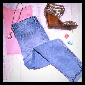 Madewell Skinny Ankle 28" light wash