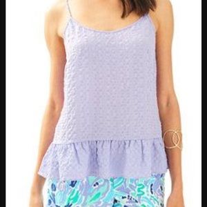 Lilly coral top Lilly's lilac size S
