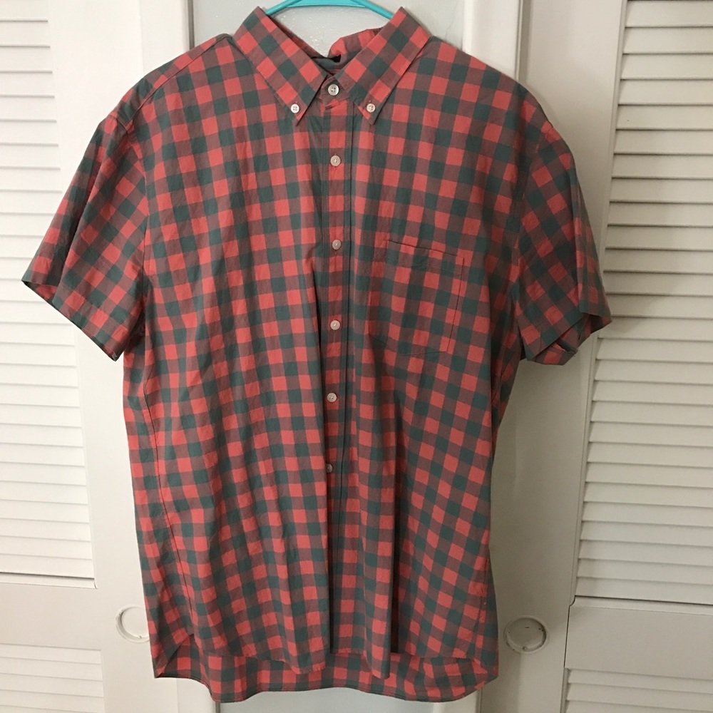 Slim Fit J. Crew Short Sleeved Shirt