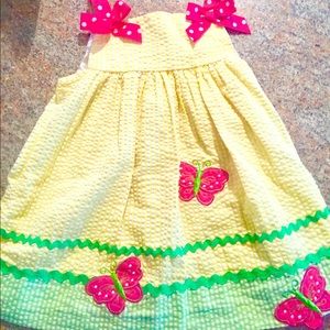 Summer seersucker Butterfly dress!