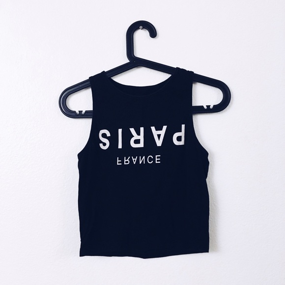 Forever 21 Tops - F21 upside-down paris france tank 💗