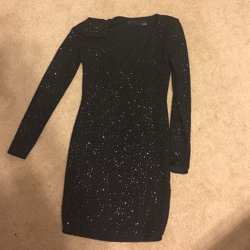 XSmall black H&M Glitter dress