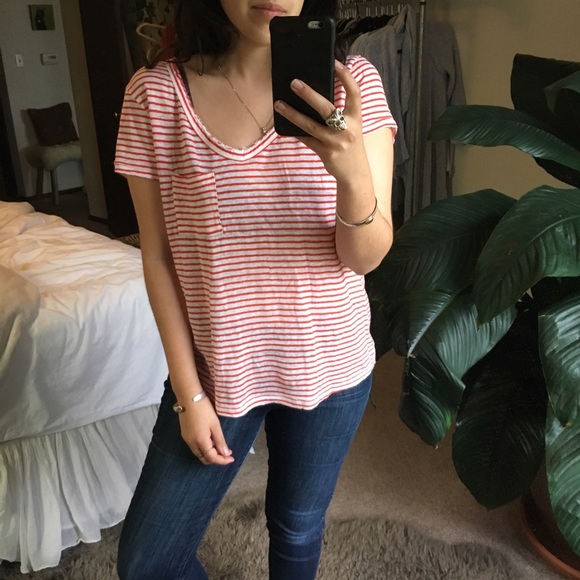 BUNDLED // MAISON JULES/ linen tshirts - Picture 2 of 4