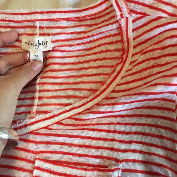 BUNDLED // MAISON JULES/ linen tshirts - Picture 4 of 4