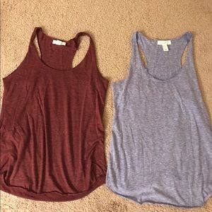 Racer back tank. Size medium