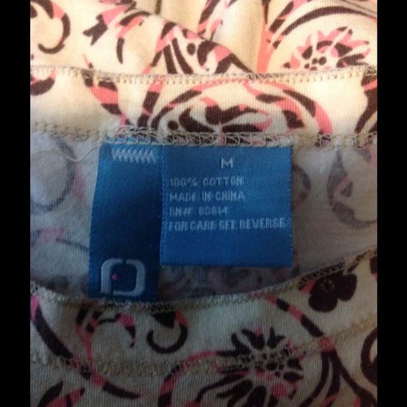 Fuda Top Medium Fits Small Nouveau Floral Cotton - Picture 5 of 5