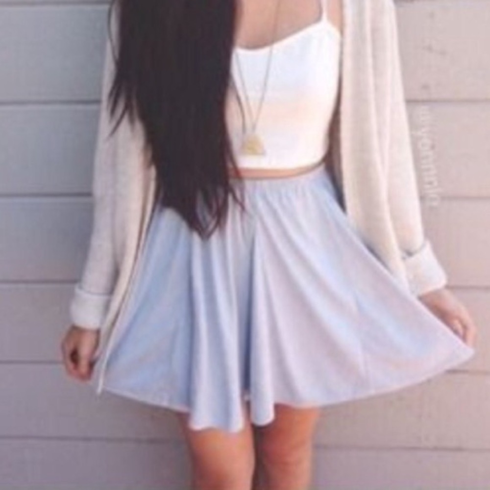SOFT SUEDE BRANDY MELVILLE RIANA SKIRT
