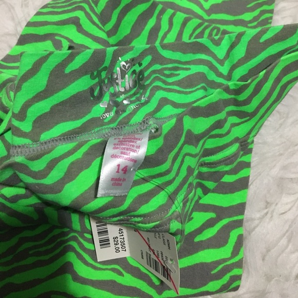 Justice Zebra Leggings - Picture 2 of 2