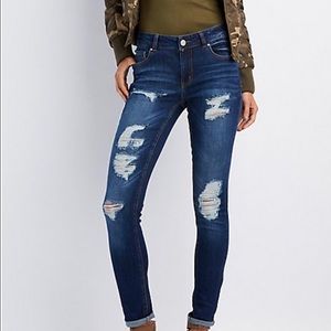 Refuge Skinny Boyfriend Destroyed Jeans
