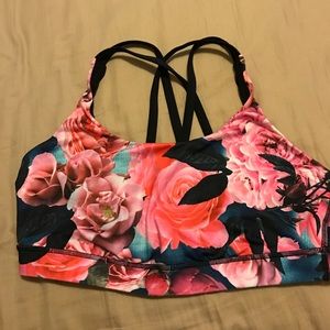 Rose Lululemon Energy Bra