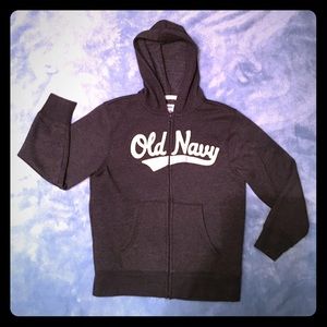 Boy's charcoal hoodie