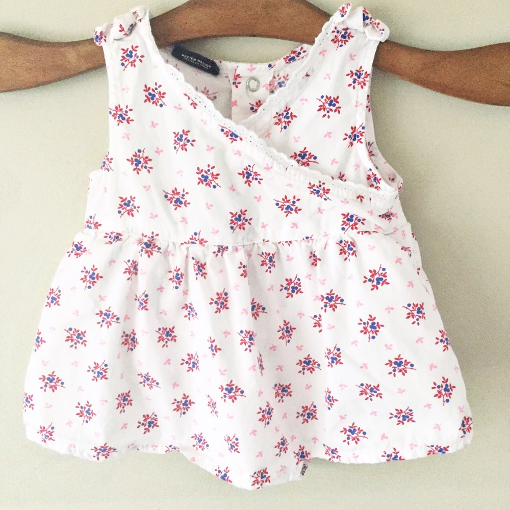 Faded Glory 100% Organic Cotton Dress 3-6 Month