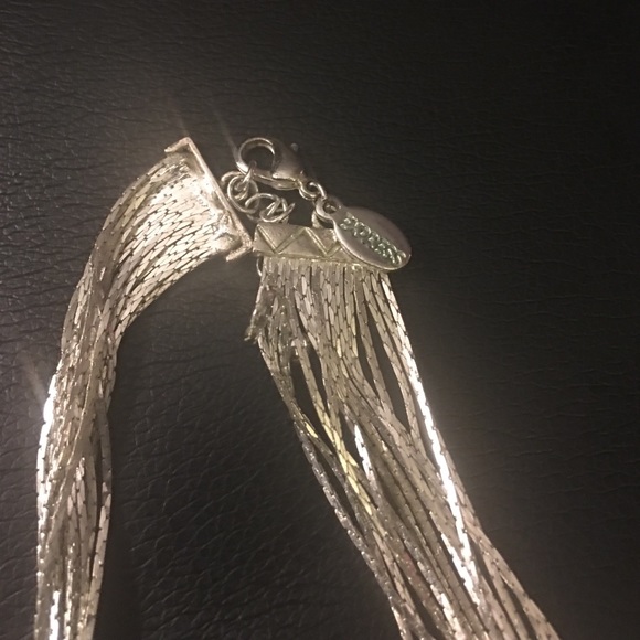 Express Silver Layered Necklace with Dual Bracelet - Picture 3 of 4