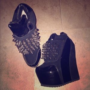 Spiked Jeffrey Campbell Wedges