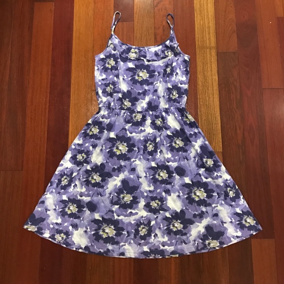 Loft Spaghetti Strap Floral Dress - Picture 4 of 6