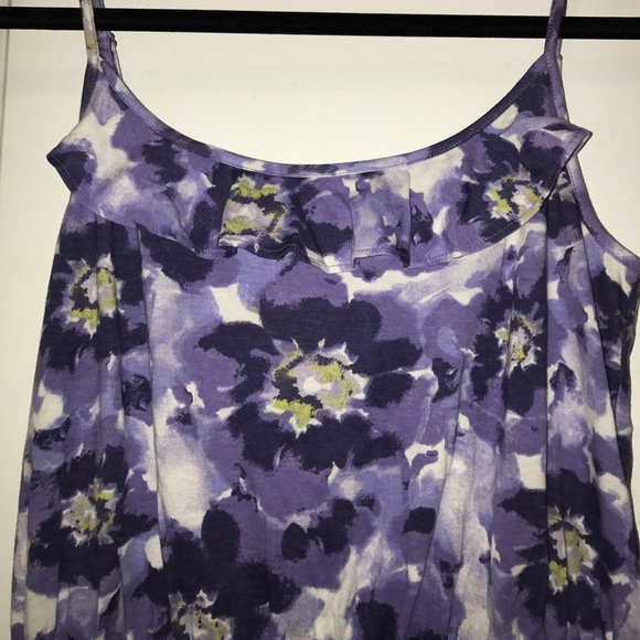 Loft Spaghetti Strap Floral Dress - Picture 6 of 6