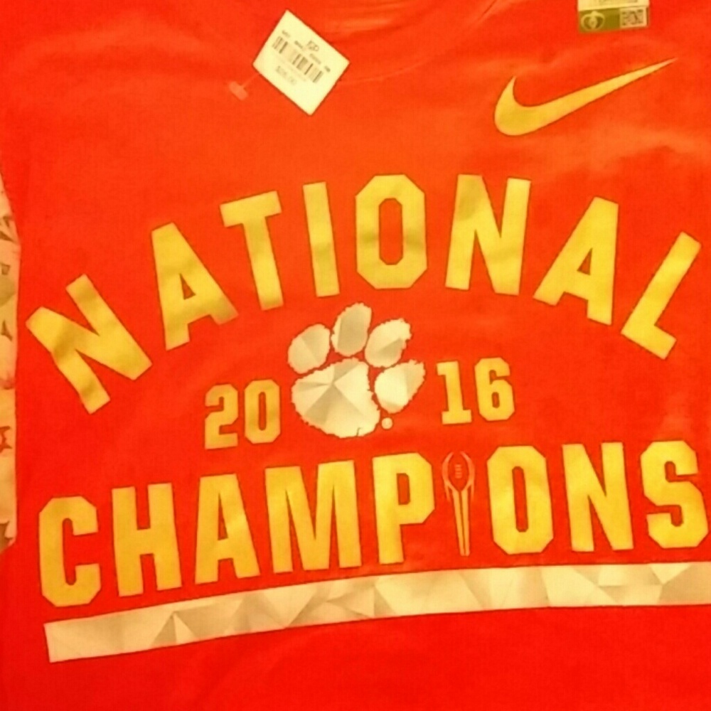CLEMSON TIGERS NATIONAL CHAMPIONS  "THE NIKE TEE"