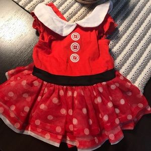 Minnie Mouse tutu with hat included!