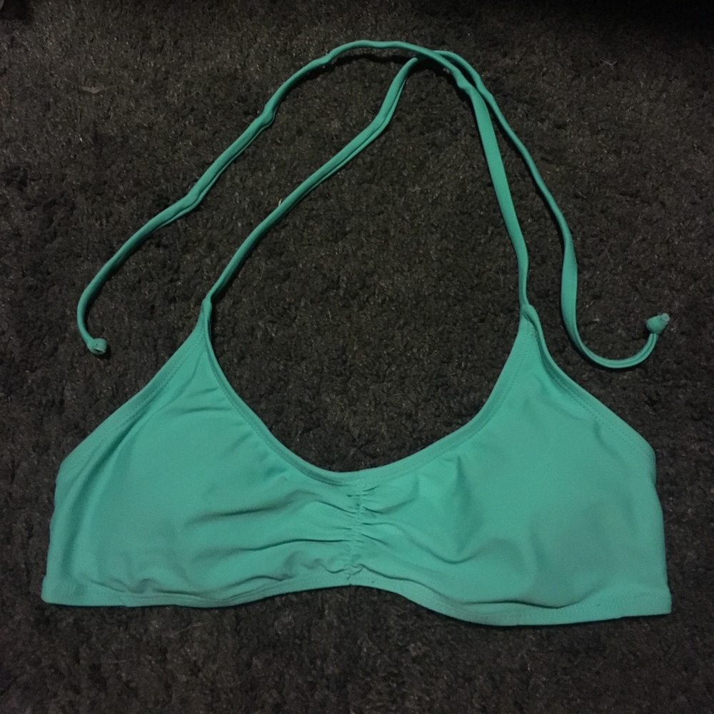 teal bikini top