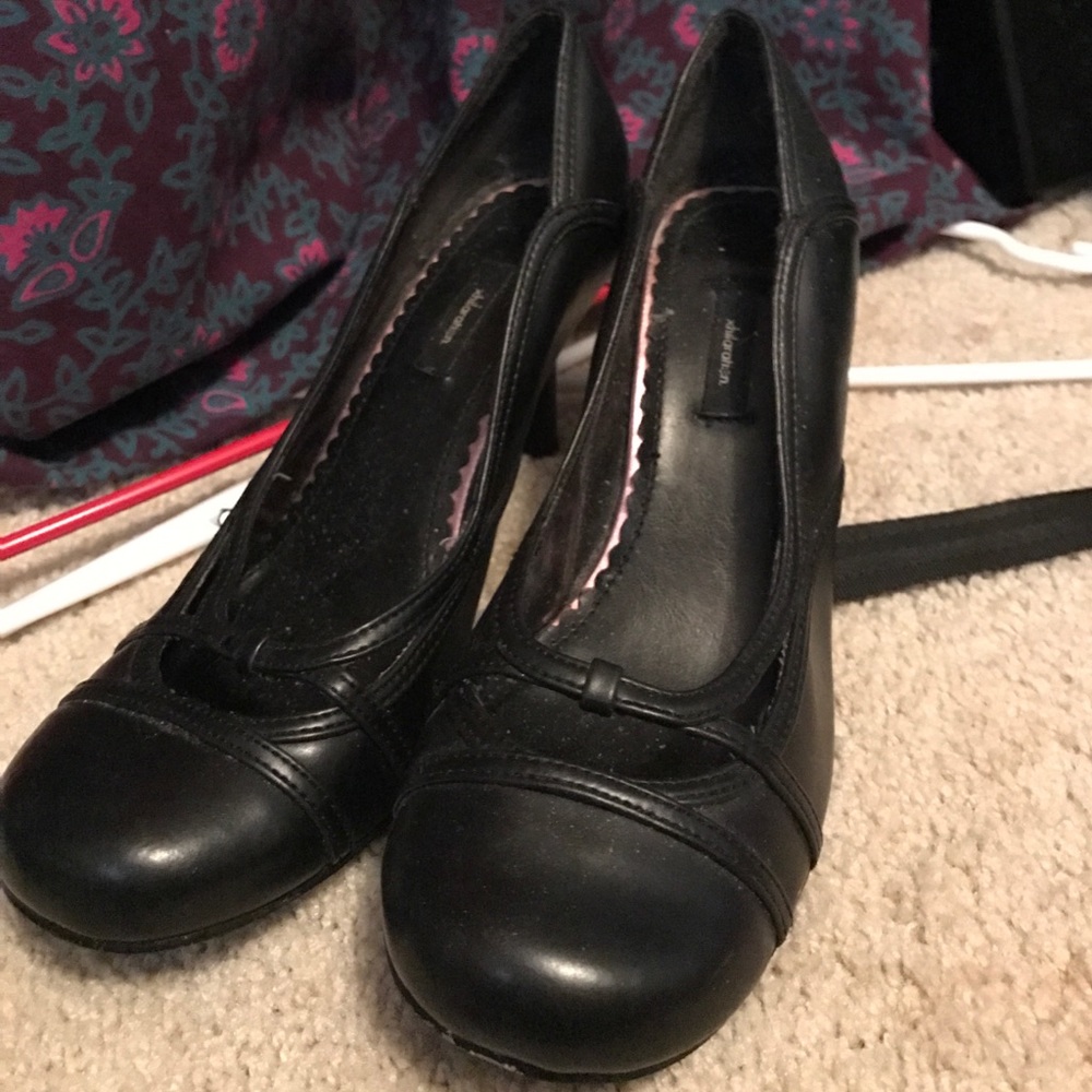 Black high heels