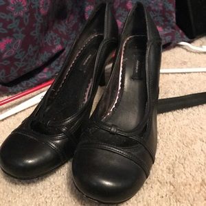 Black high heels