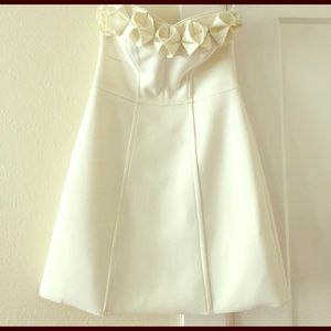 Topshop winter white cocktail dress