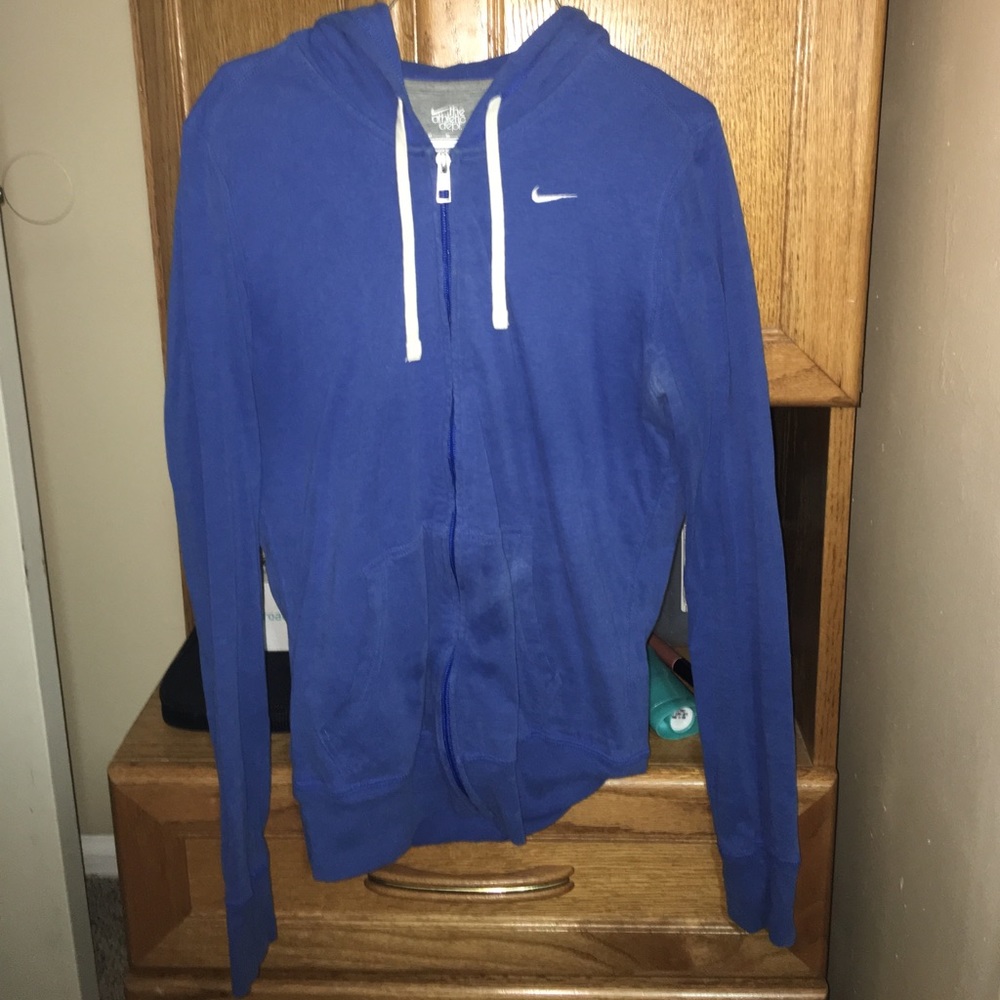 Blue nike jacket