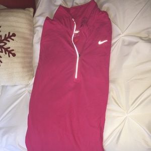 Pink Nike Dri-Fit Half Zip
