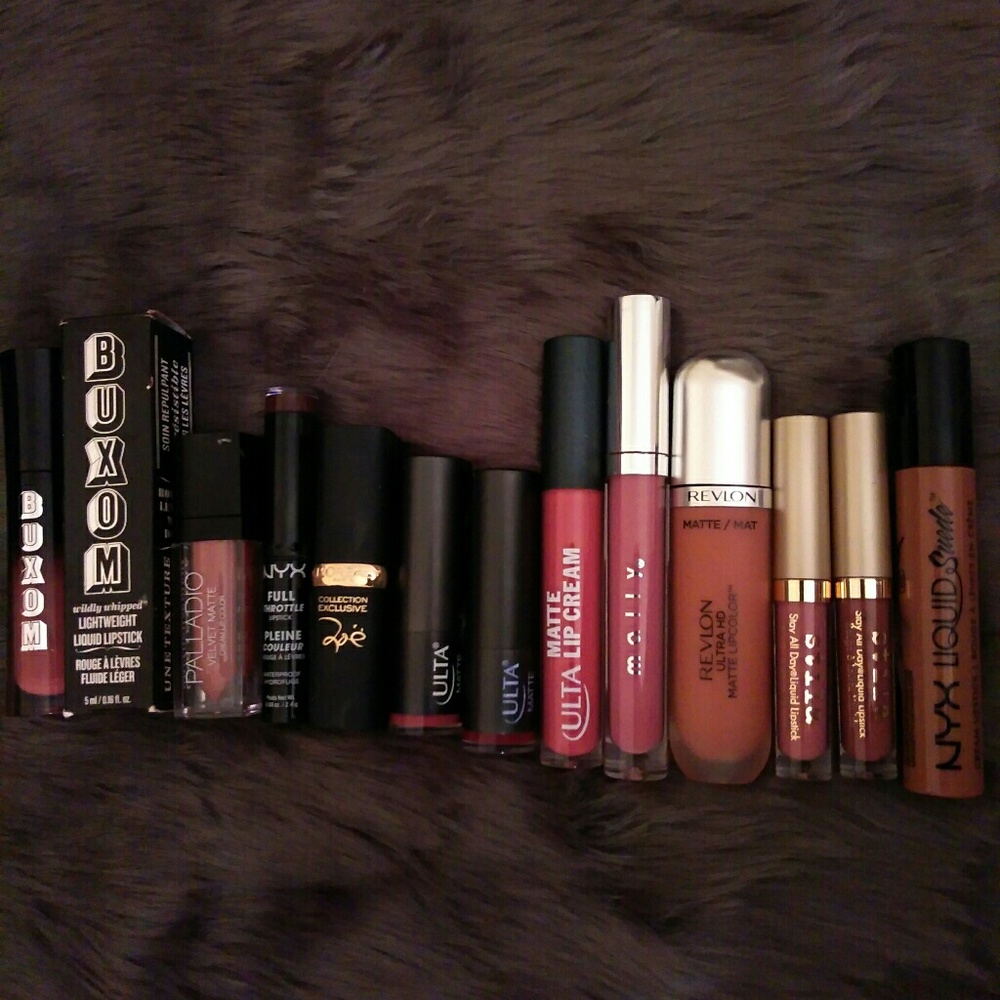 Buxom, Ulta, Stilla, Mally Liquid Matte Lipsticks