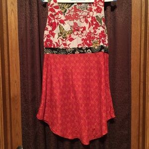 Cute Red Miri Color Tank